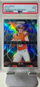 2024 Panini Prizm - Prizmatic Bo Nix #11 Silver Prizm (RC) - Imagen 1 de 2