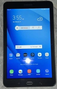Samsung Galaxy Tab E, 8 Inches, AT&T, Unlocked, SM-T337A, OLED, Android Tablet - Picture 1 of 6
