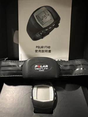 Polar FT40 Digital Watch Unisex GPS Fitness Excise Activity Tracker In Box - Image 1 of 3