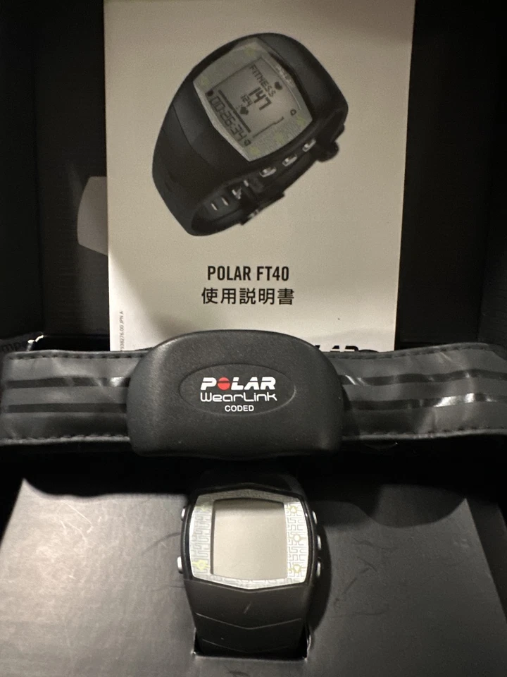 Polar FT40 Digital Watch Unisex GPS Fitness Excise Activity Tracker In Box - Image 1 of 3