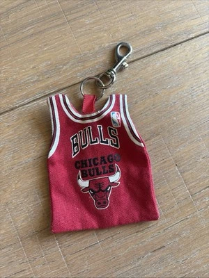 NBA 1991 Chicago Bulls Mini Basketball Jersey keychain, vintage - Image 1 of 2