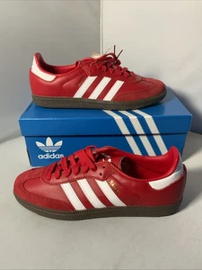 Adidas x Arsenal FC Samba Team Red White Gum HQ7033 taglia UK 8 nuove con scatola - Foto 1 di 6