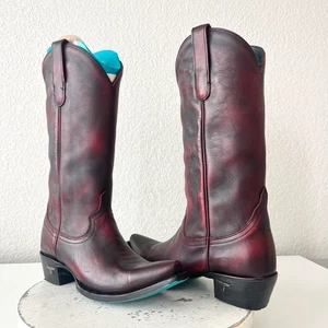 Botas de Vaquero Lane EMMA JANE 7 Negras Cereza Vaquera Occidental Media Pantorrilla - Imagen 1 de 13
