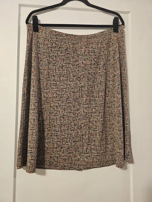 Falda acampanada con estampado geométrico Axcess grande nueva con etiquetas Foto 1 de 4