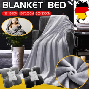250g/㎡ Decke Baumwolldecke Kuscheldecke Flanell Tagesdecke Couchdecke Wohndecken - Bild 1 von 18