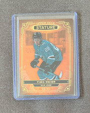 TIMO MEIER 2022-23 UPPER DECK STATURE ORANGE PARALLEL /55