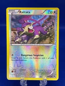 Pokémon TCG Rattata 87/122 X&Y BREAKPoint Reverse Holo Inglese 2016 LP - Foto 1 di 2