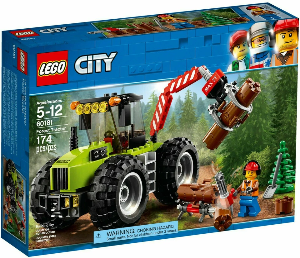 LEGO CITY FOREST TRACTOR 60181 2018, nuevo en caja, retirado, sellado en caja original Foto 1 de 1