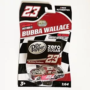 2021 NASCAR Authentics Bubba Wallace #23 Liquid Color Chase Piece Wave 11 - Picture 1 of 10