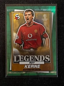 TOPPS UEFA SUPERSTARS 2022/23 GREEN PARALLEL LEGEND ROY KEAN MANCHESTER # 193 - Imagen 1 de 2