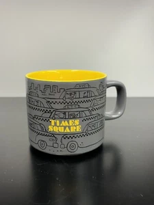 Starbucks New York City Times Square Mug Cup NYC Taxi Yellow & Black 12oz - Picture 1 of 9