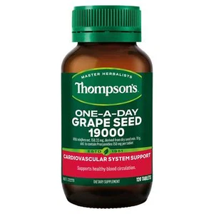THOMPSON'S Traubenkerne 19.000 One-A-Day 120 Tabletten - Bild 1 von 3