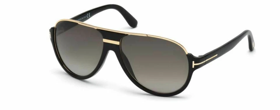 Gafas de sol para hombre Tom Ford Dimitry FT0334 O1P negras verdes degradadas Foto 1 de 4