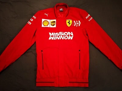 Ferrari F1 PUMA team driver issue track jacket sz M 2019 US GP Vettel Leclerc - Image 1 of 4