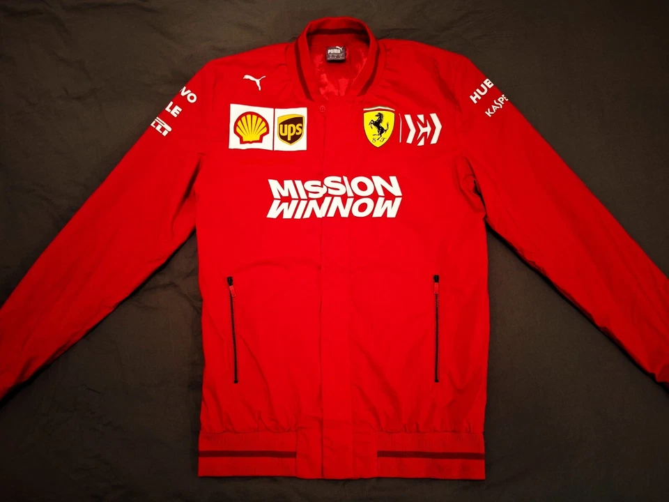 Ferrari F1 PUMA team driver issue track jacket sz M 2019 US GP Vettel Leclerc - Image 1 of 4
