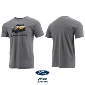 🔥🔥NEW! FORD Officially Licensed BRONCO T-Shirt Gray Size Large🔥🔥 - Picture 1 of 4