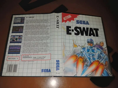 ## Sega Master System - E-Swat - Top / Ms Game ## - Image 1 of 2