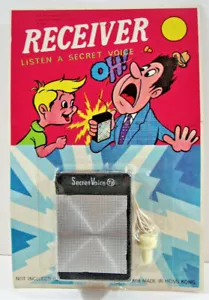 Vintage geheime Stimme schockierender Empfänger alter Laden Stock Trick Gag Witz alter Lagerbestand - Bild 1 von 1
