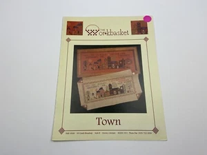 The Workbasket Town Counted Cross Stitch Pattern Sampler - Picture 1 of 3