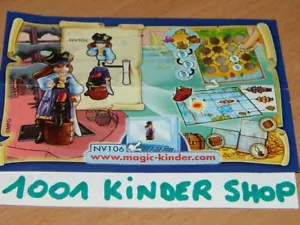 KINDER NV106 NV 106 MONSTERS & PIRATES - BPZ NEUTRAL - Photo 1/1
