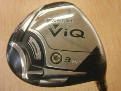 GOLF CLUBS FAIRWAY WOOD BRIDGESTONE TOURSTAGE V-IQ 2012 3W LOFT-15 R-FLEX - Image 1 of 4