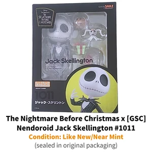 Pesadilla antes de Navidad Jack Skellington Nendoroid #1011 GSC Figura Regalo - Imagen 1 de 17
