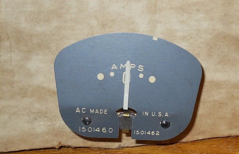 NOS 1953 Buick Super Roadmaster Voltage Amps Gauge - Image 1 of 1