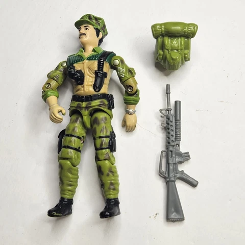 1986 Gi Joe 3.75" Leatherneck V1 Marine Figure Complete Hasbro Cover