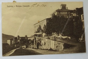 ca803 cartolina isernia citta' rampa cimorelli molise - Bild 1 von 2