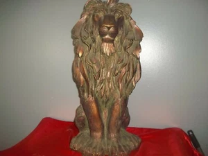 MUST READ!!! AWESOME 23" LION,LATEX MOLD CONCRETE/PLASTER,, - Picture 1 of 3