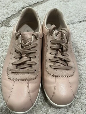 Zapatilla Tenis Cole Haan GrandPro Mujer Cuero Caoba Oro Rosa - 7 1/2 - 8 Foto 1 de 4