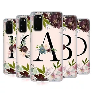 NATURE MAGICK ROSE GOLD FLOWERS MONOGRAM 1 GEL CASE FOR SAMSUNG PHONES 1 - Picture 1 of 20