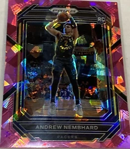 2022-23 Panini Prizm Andrew Nembhard Pink Cracked Ice Prizm Rookie Card #227 RC - Picture 1 of 2