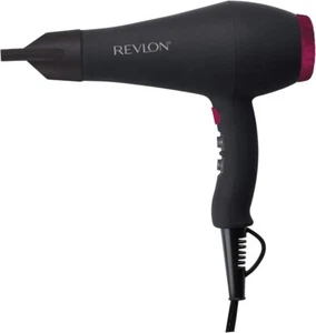 Secador de pelo Revlon Smooth Brilliance motor de CA 2000 W turmalina iónica reducir el frizz - Imagen 1 de 3