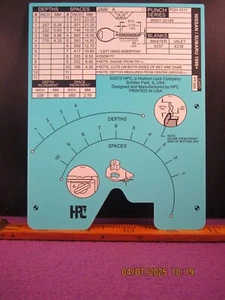 HPC 1200 KEY PUNCH CODE CARD PF 304  ( NISSAN / SUBARU 1996 + ) BRAND NEW * - Picture 1 of 4