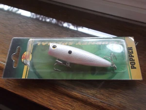 Older Bass Pro Shops Tourney Special Pop N Splash Popper,White Shad - Picture 1 of 6