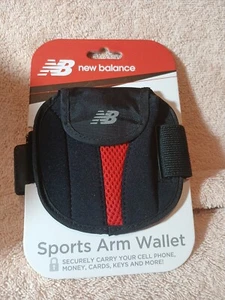 Cartera de brazo deportiva New Balance roja y negra 52030NB 2010 nueva - Imagen 1 de 3