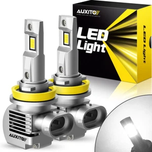 AUXITO H11 LED Headlight Bulbs Conversion Kits Low Beam 6000K Bright White HQF - Picture 1 of 11