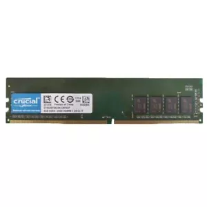 For Crucial 4GB 1RX8 DDR4 2400 PC4-2400MHz 288pin 1.2V Desktop Memeoy DIMM* - Picture 1 of 1