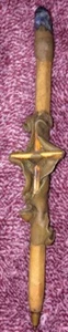 Golem clay artwork brings abundance and prosperity Vtg STONE'S CRYSTALS - Imagen 1 de 2