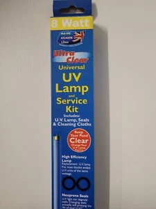 LOTUS Grün Genie Service Kit 8W UV GLÜHBIRNE UVC LAMPE RÖHRE O Ringe Quarz Tuch - Bild 1 von 2