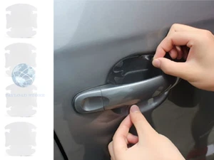 4X TRANSPARENTE FOLIE SCHUTZ GRIFF TÜR AUTO KRATZER LACK - Bild 1 von 1