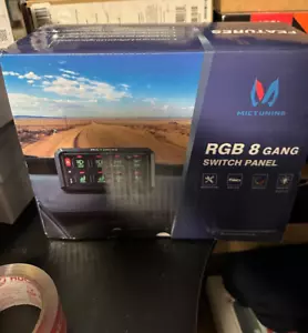 NEW MICTUNING RGB 8 Gang Switch Panel - Picture 1 of 4
