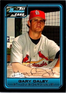 2006 Bowman Chrome Draft Picks & Prospects Gary Daley #DP13 St. Louis Cardinals
