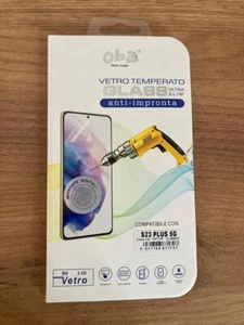 PELLICOLA PER SAMSUNG S23 PLUS VETRO TEMPERATO ANTI IMPRONTA ULTRA SLIM - Imagen 1 de 1