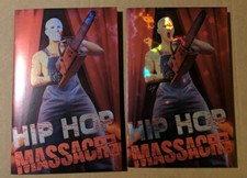 HIP HOP MASSACRE SLIM SHADY LAVA FOIL SET MASK/NO MASK DANEJO Ltd 20 W/COA