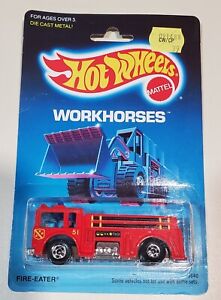 1988 HOT WHEELS WORKHORSES FIRE EATER FIRE TRUCK NUMBER 9640