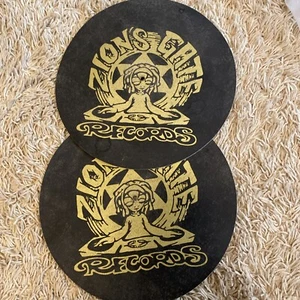 Slip Mats Pair Dj Turntable - Picture 1 of 1