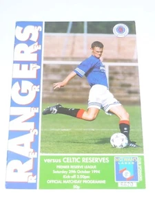 1994 Scottish Reserve Match***RANGERS v CELTIC***29th October 1994 - Picture 1 of 2
