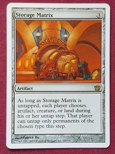 Magic The Gathering 9TH EDITION STORAGE MATRIX artifact card MTG - Picture 1 of 2
